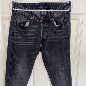Black Skinny faded jeans (32x32)